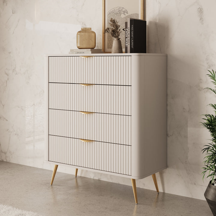 Lima - Ladekast - Beige - 88x38x101 cm