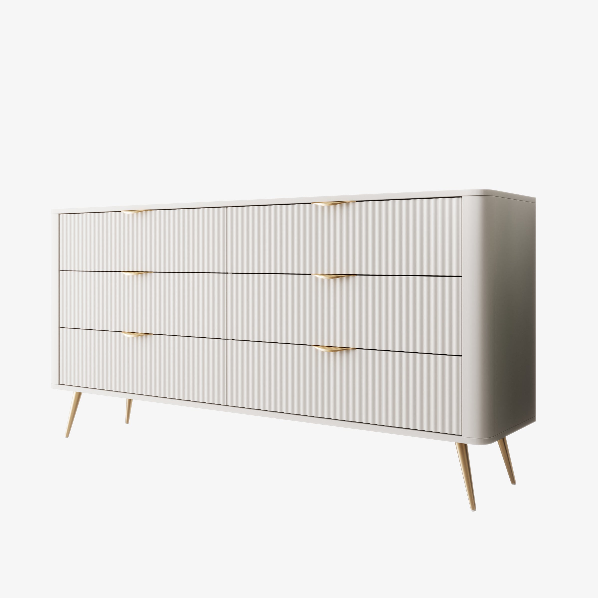 Lima - Ladekast - Wit - 163x38x81 cm