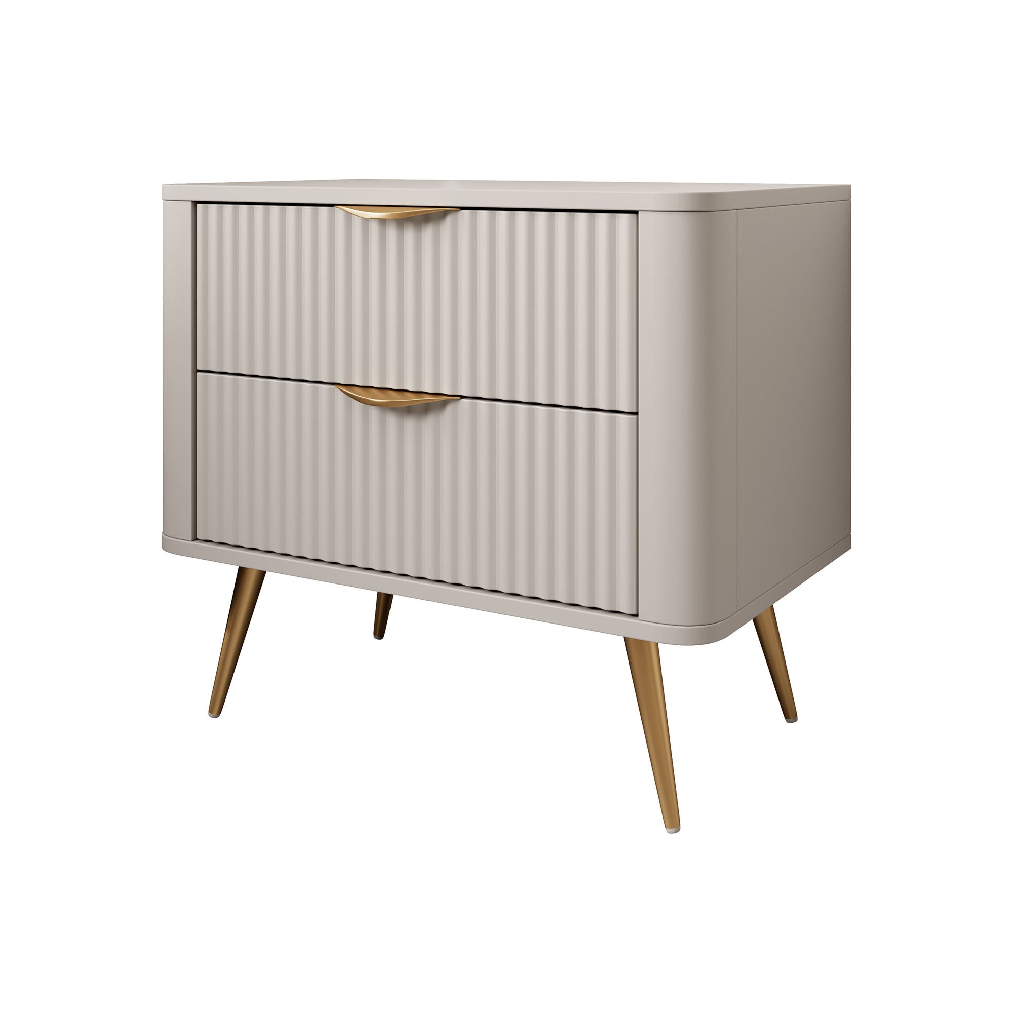 Lima - Nachtkastje - Beige - 63x38x55 cm