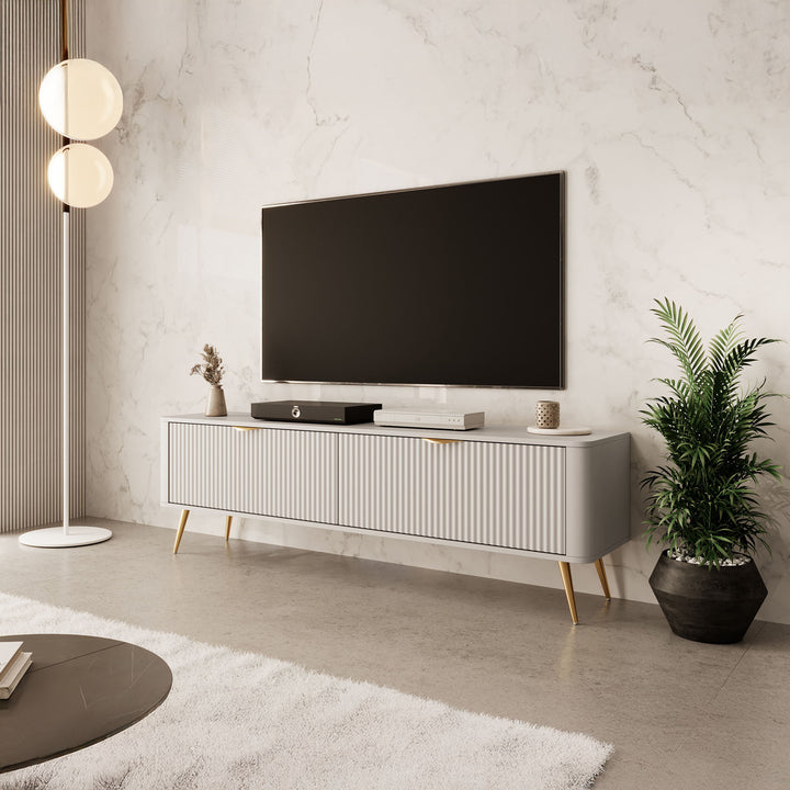 Lima - TV-Meubel - Beige - 163x38x51 cm