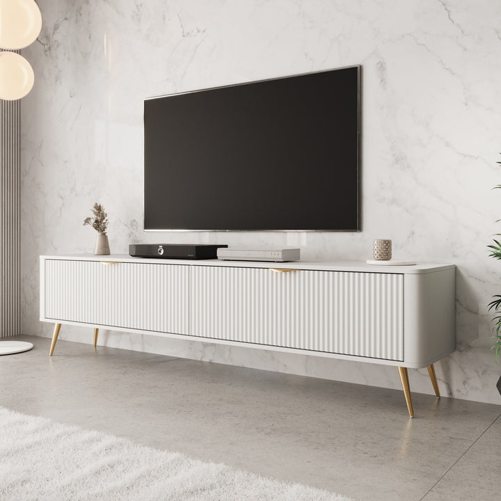 Lima - TV-Meubel - Wit - 200x38x51 cm