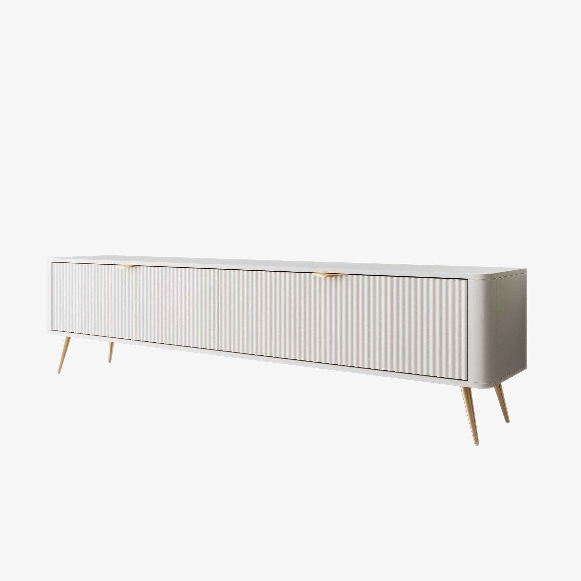 Lima - TV-Meubel - Wit - 200x38x51 cm