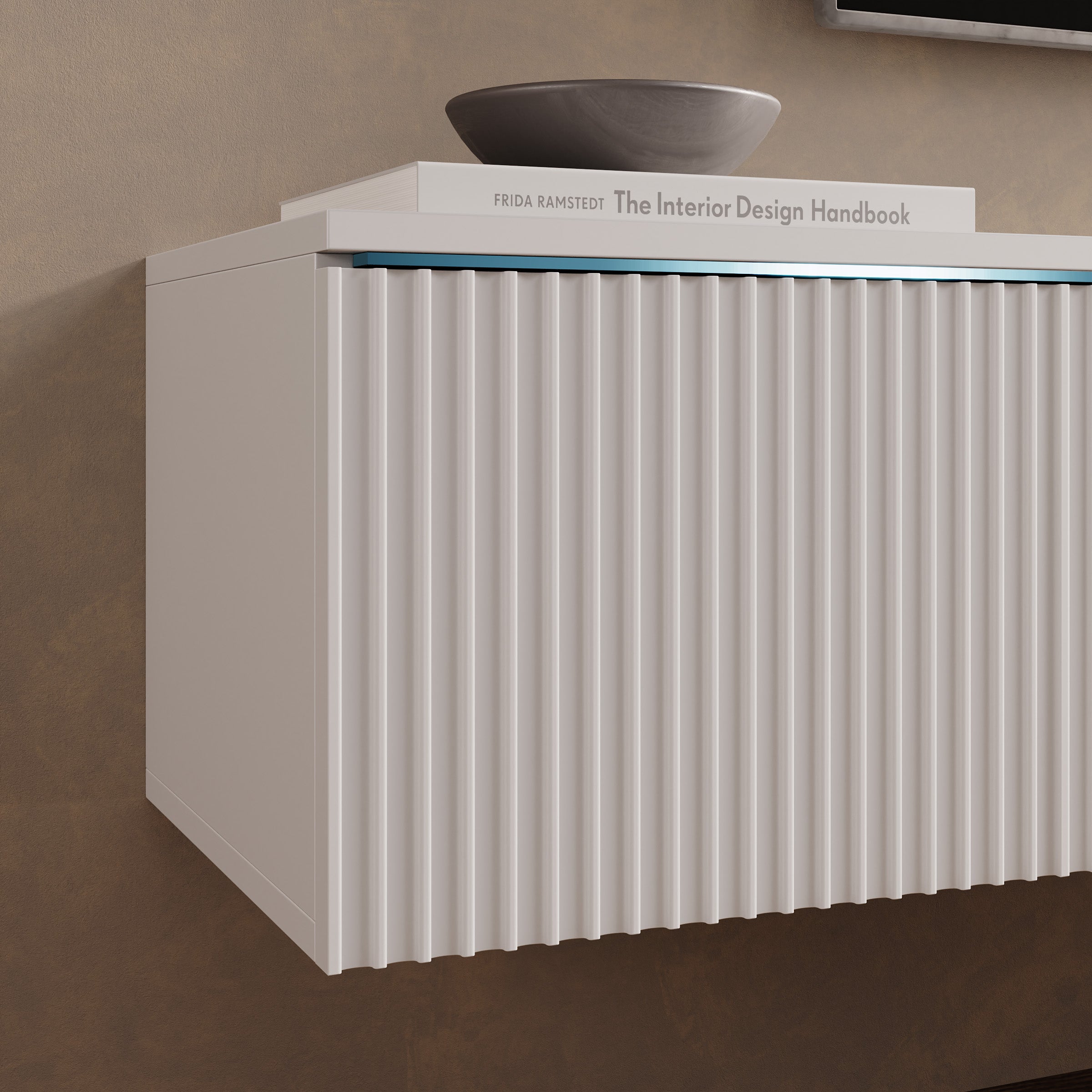 Loft - TV-Meubel - Wit - 180x33x30 cm