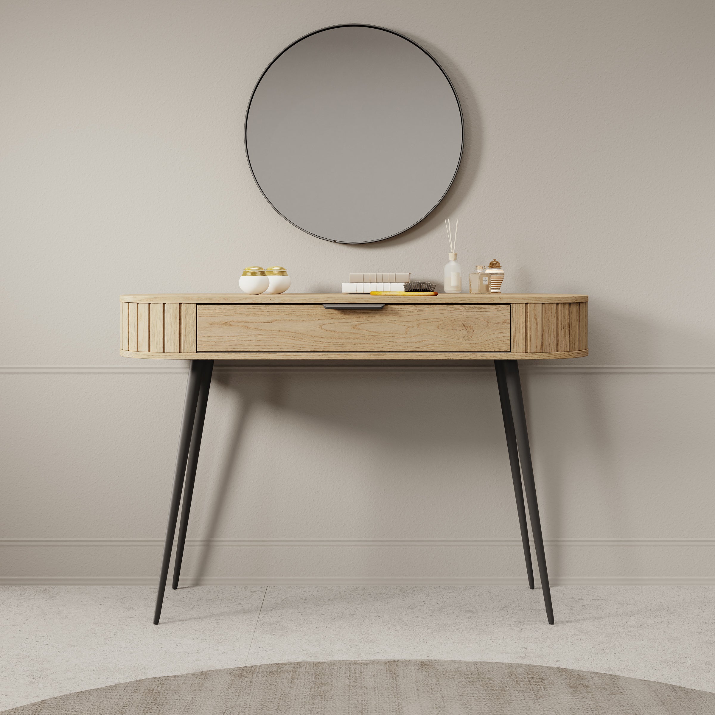 Loro - Kaptafel - Eikenpatroon - 120x40x80 cm