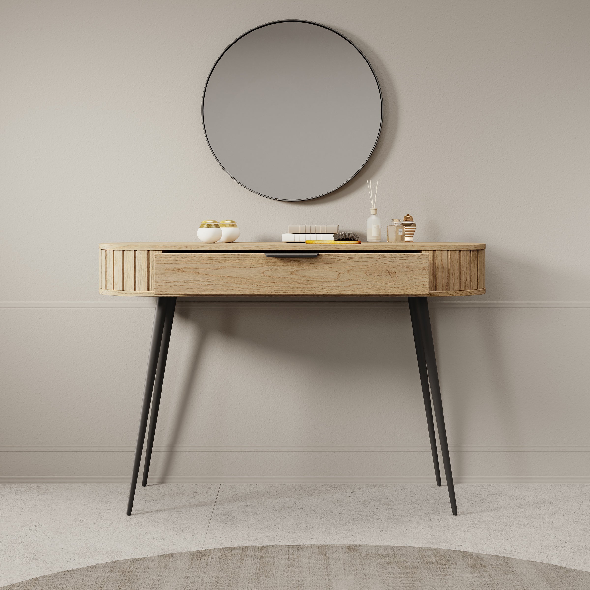 Loro - Kaptafel - Eikenpatroon - 120x40x80 cm