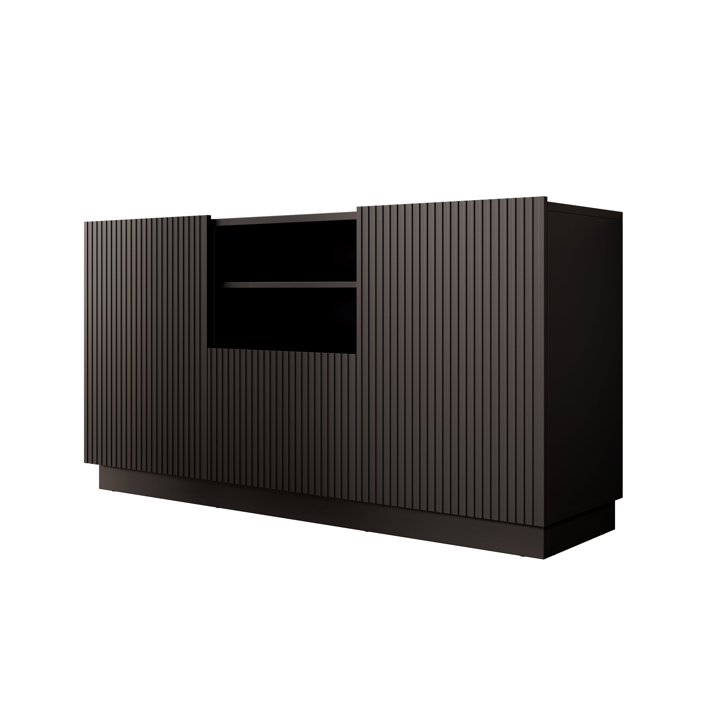Lucera - Dressoir - Zwart - 150x42x78 cm