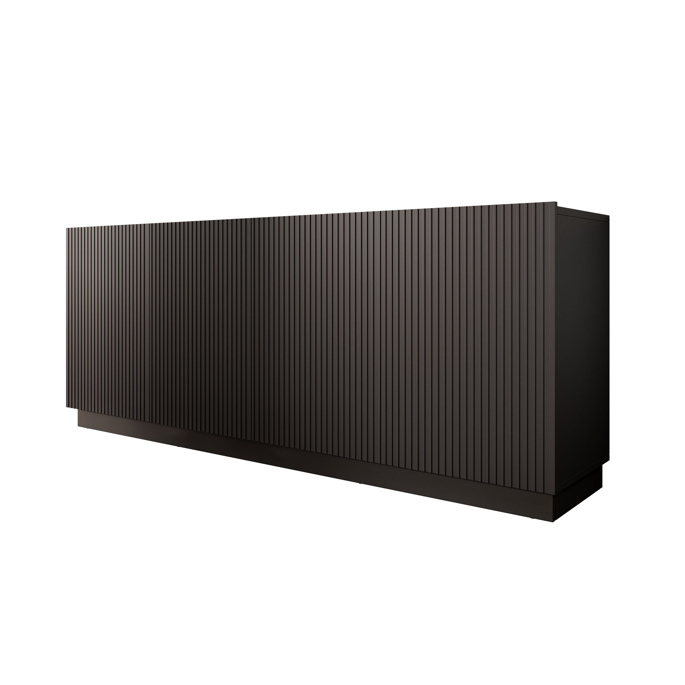 Lucera - Dressoir - Zwart - 200x42x78 cm