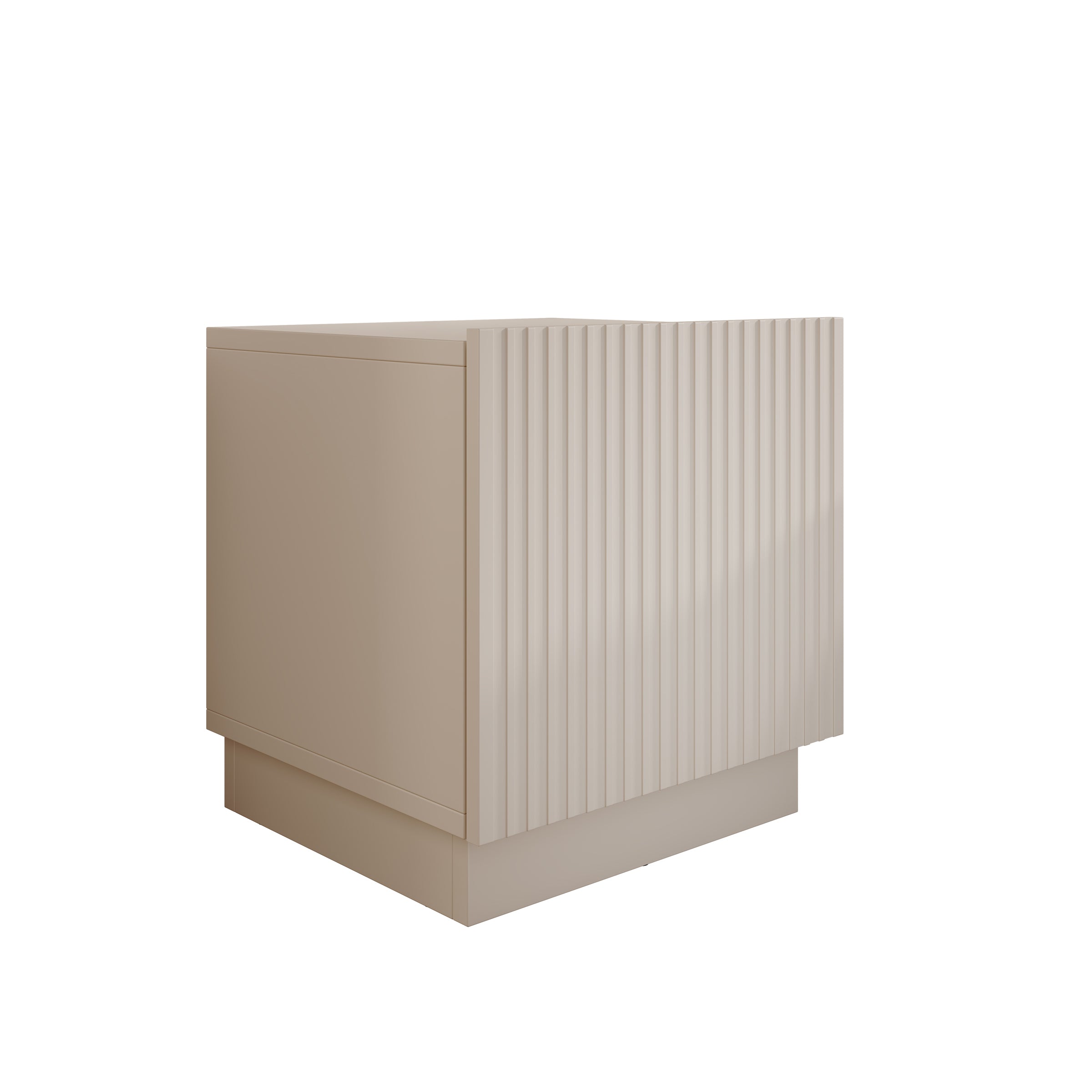 Lucera - Nachtkastje - Beige - 45x42x47 cm