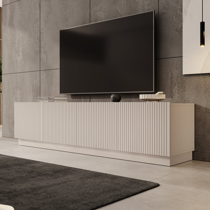 Lucera - TV-Meubel - Beige - 200x42x48 cm