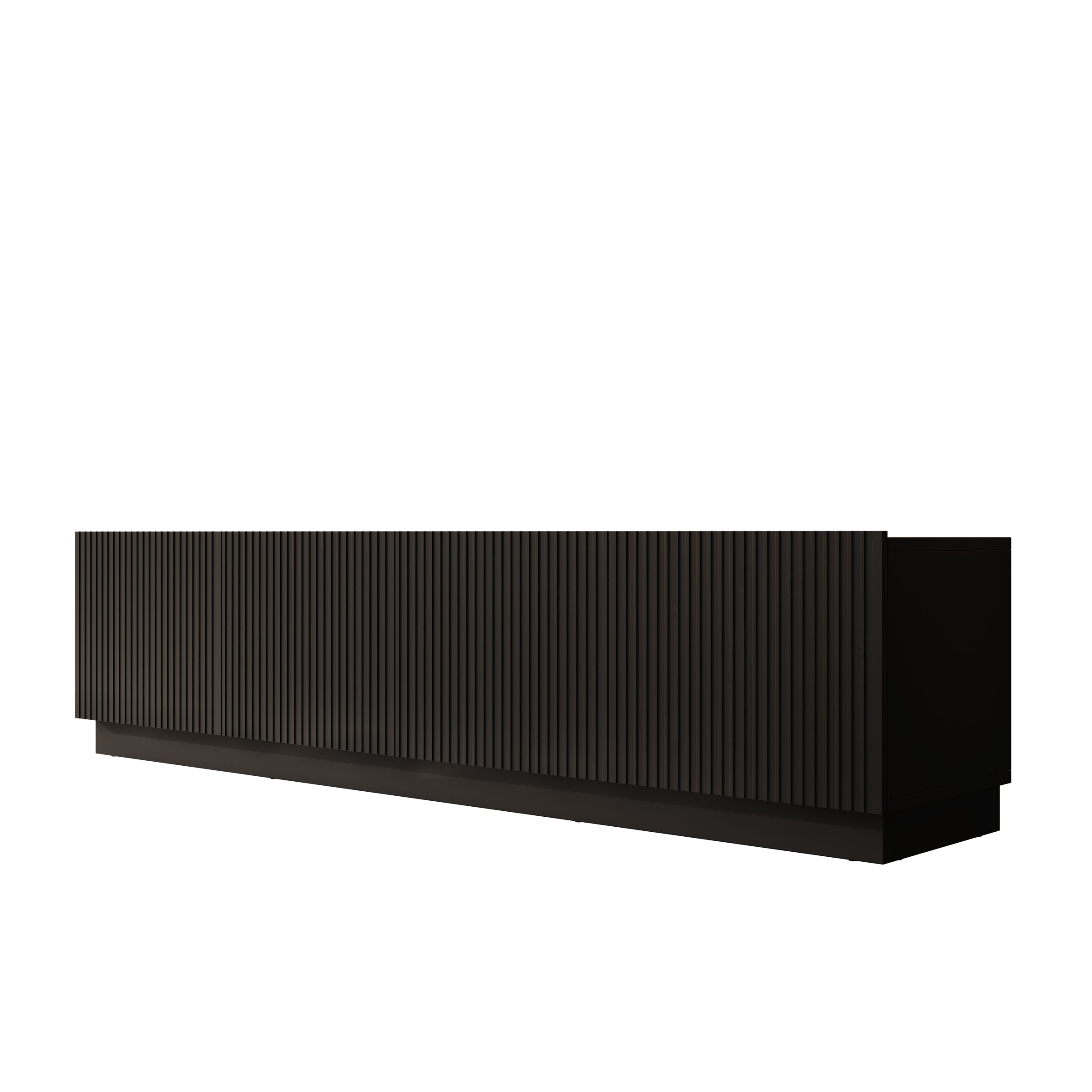 Lucera - TV-Meubel - Zwart - 200x42x48 cm