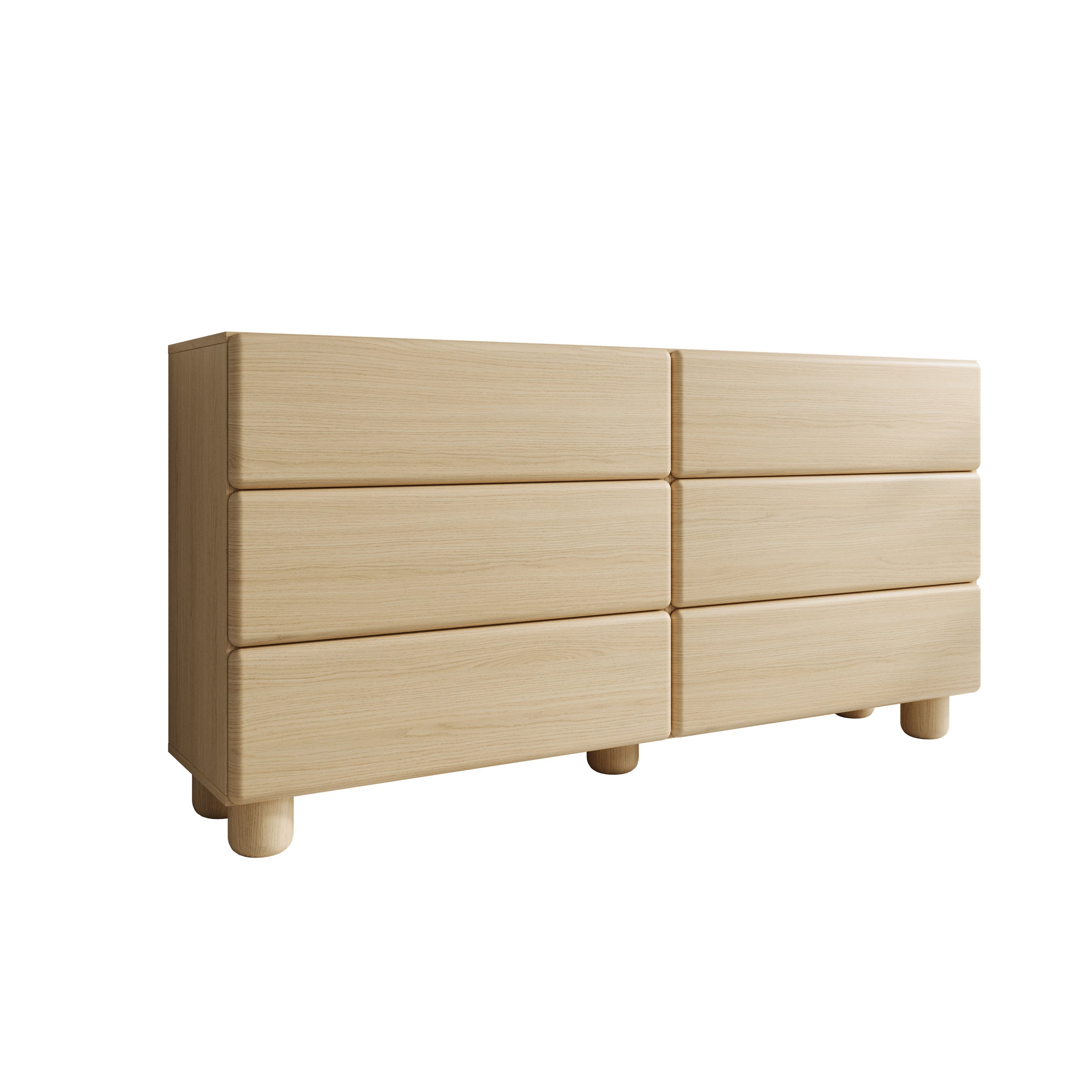 Luvano - Ladekast - Licht eikenpatroon - 160x38x80 cm