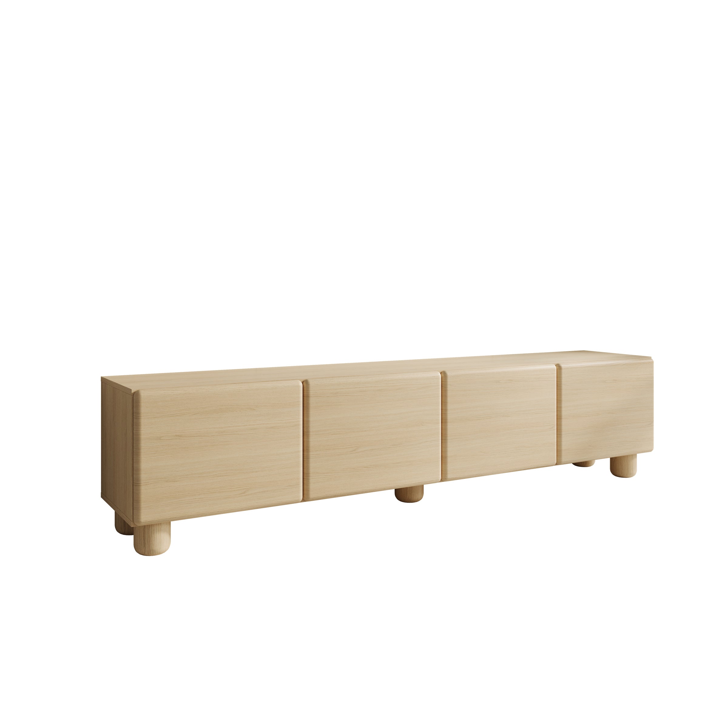 Luvano - TV-Meubel - Licht eikenpatroon - 200x38x47 cm