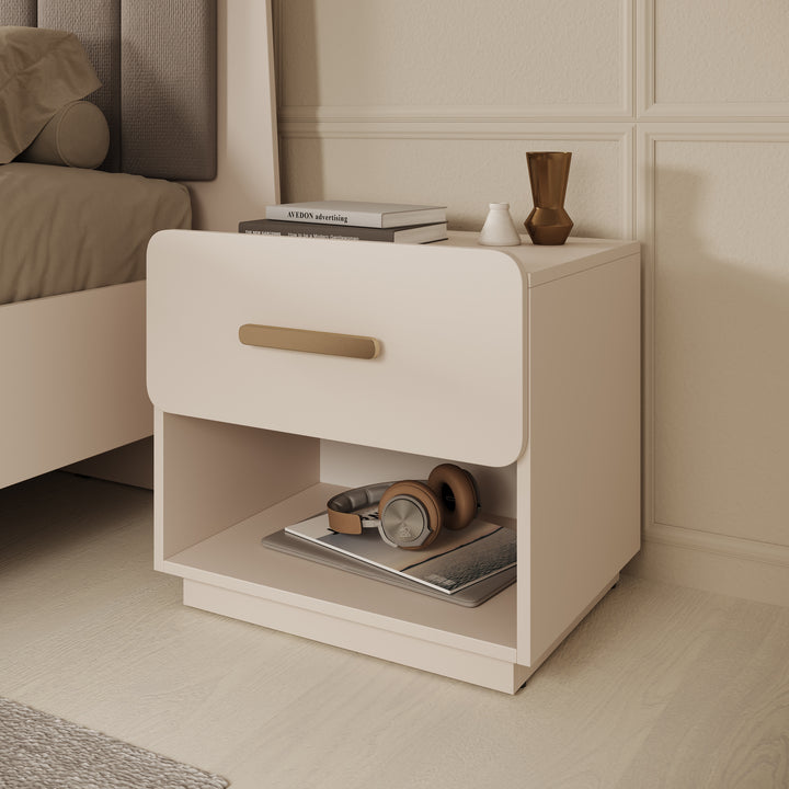 Luzon - Nachtkastje set van 2 - Beige - 53x42x48 cm