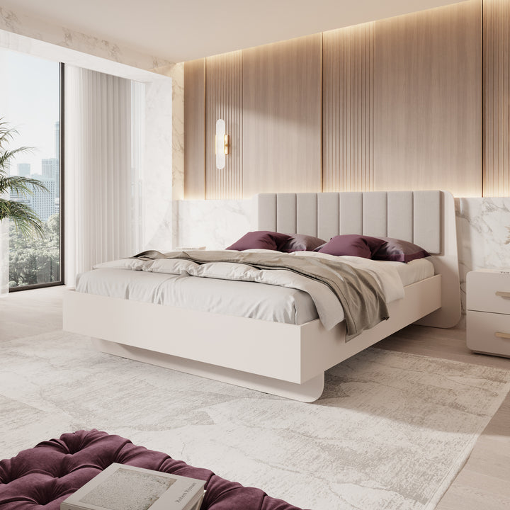 Luzon - Tweepersoonsbed - Beige - 160x200 cm