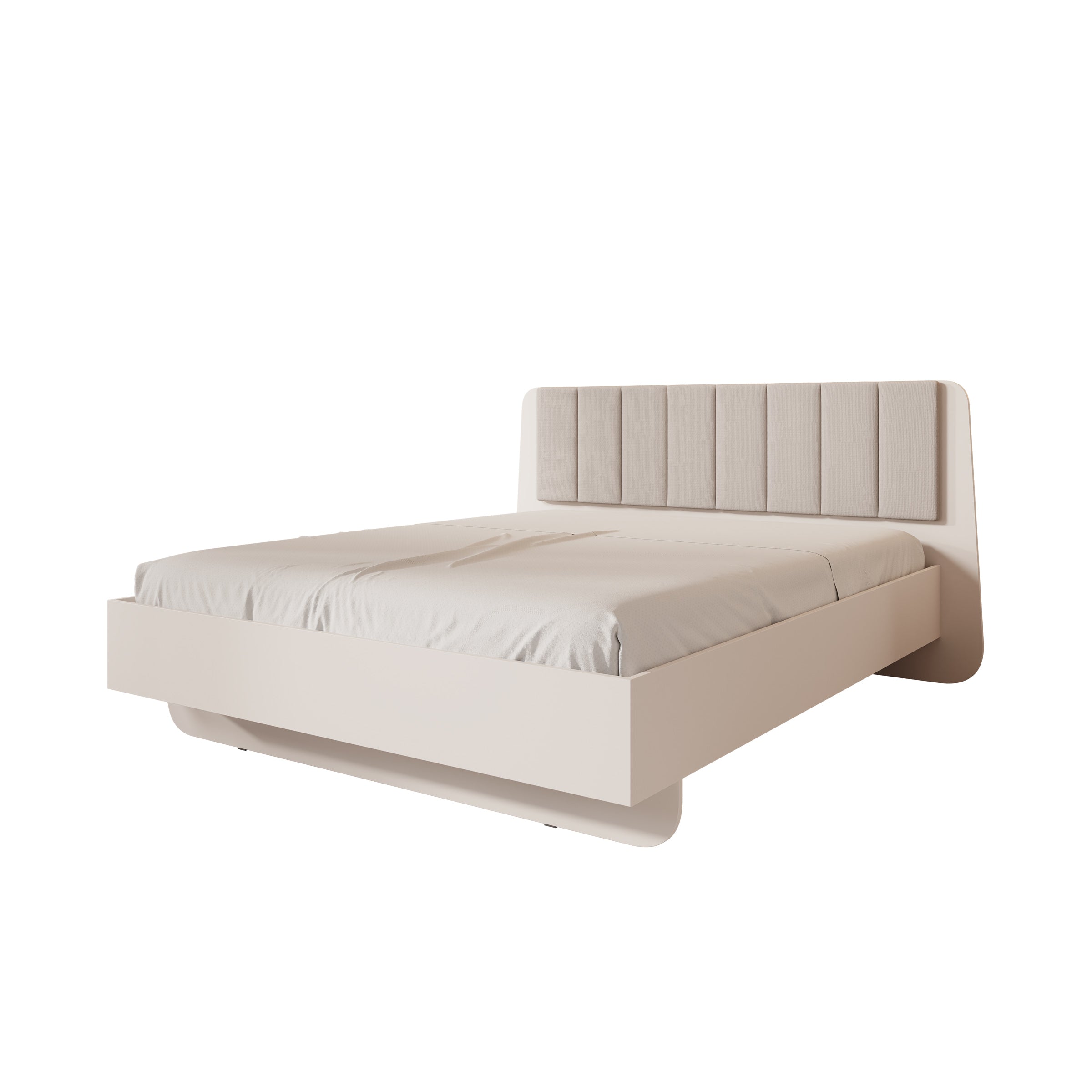 Luzon - Tweepersoonsbed - Beige - 160x200 cm