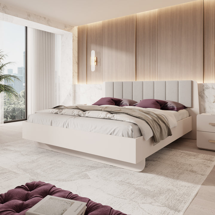 Luzon - Tweepersoonsbed - Beige - 180x200 cm
