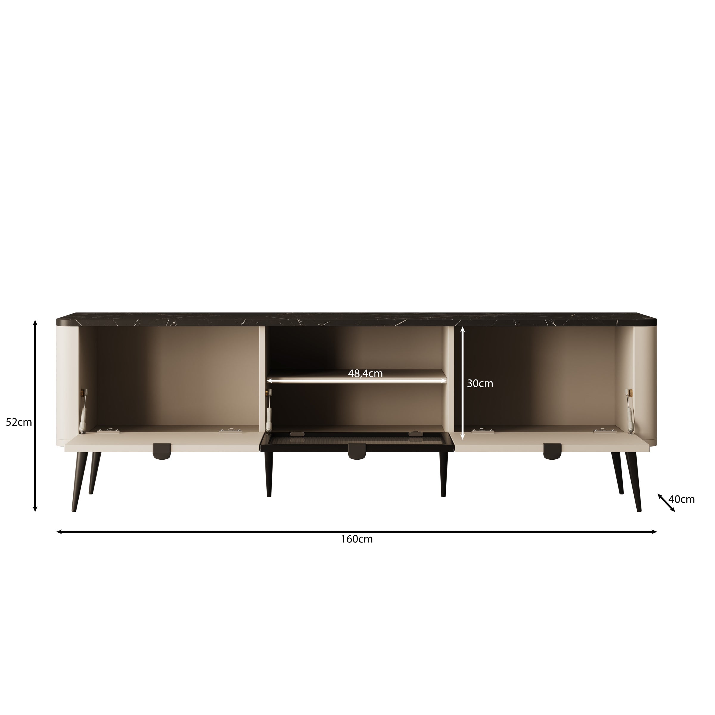 Mace - TV-Meubel - Beige