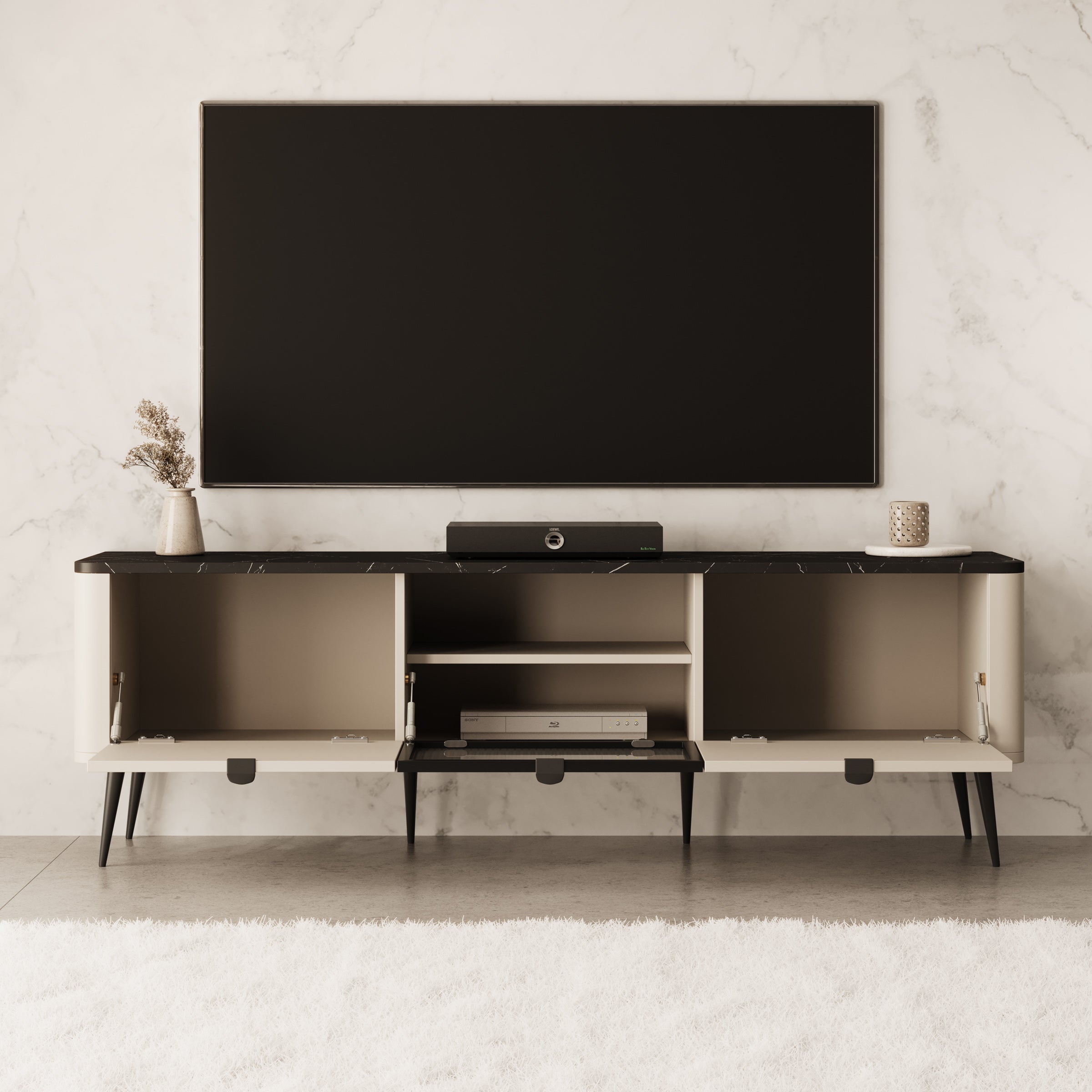 Mace - TV-Meubel - Beige