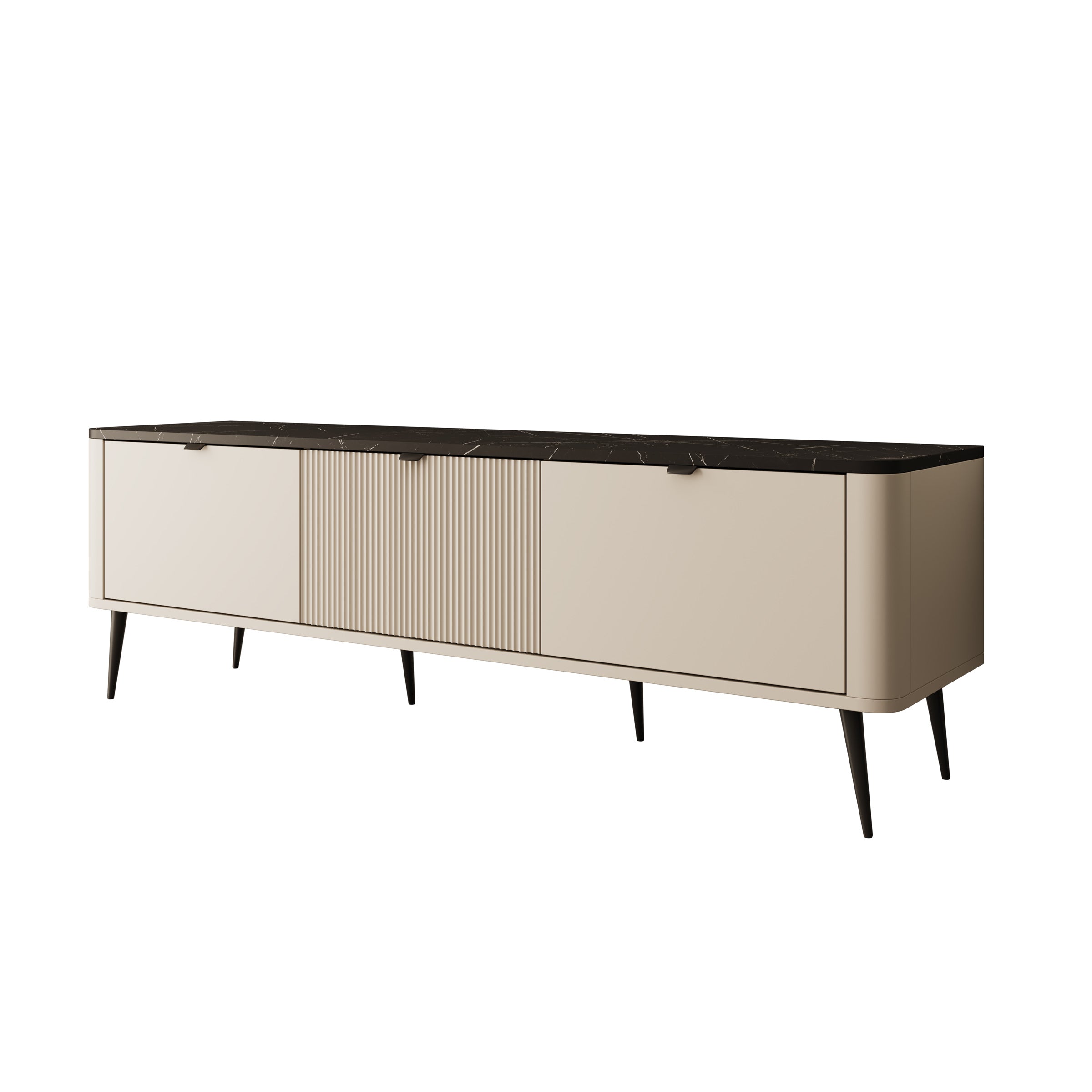 Mace - TV-Meubel met 3 deuren - Beige