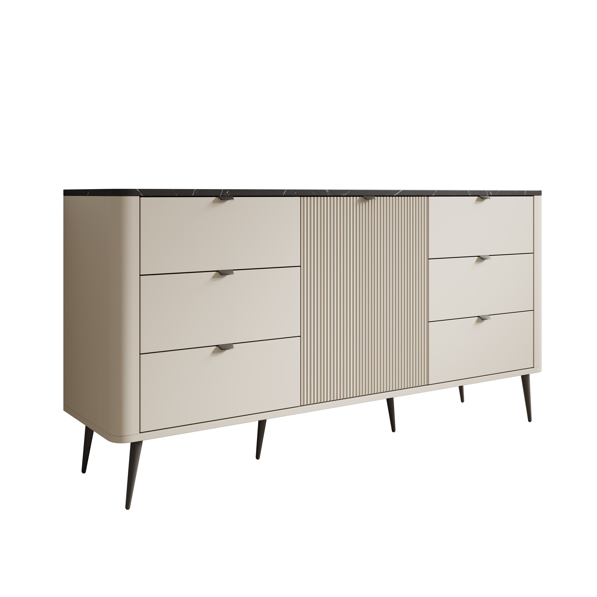 Mace 2 - Dressoir - Beige - 160x40x82 cm