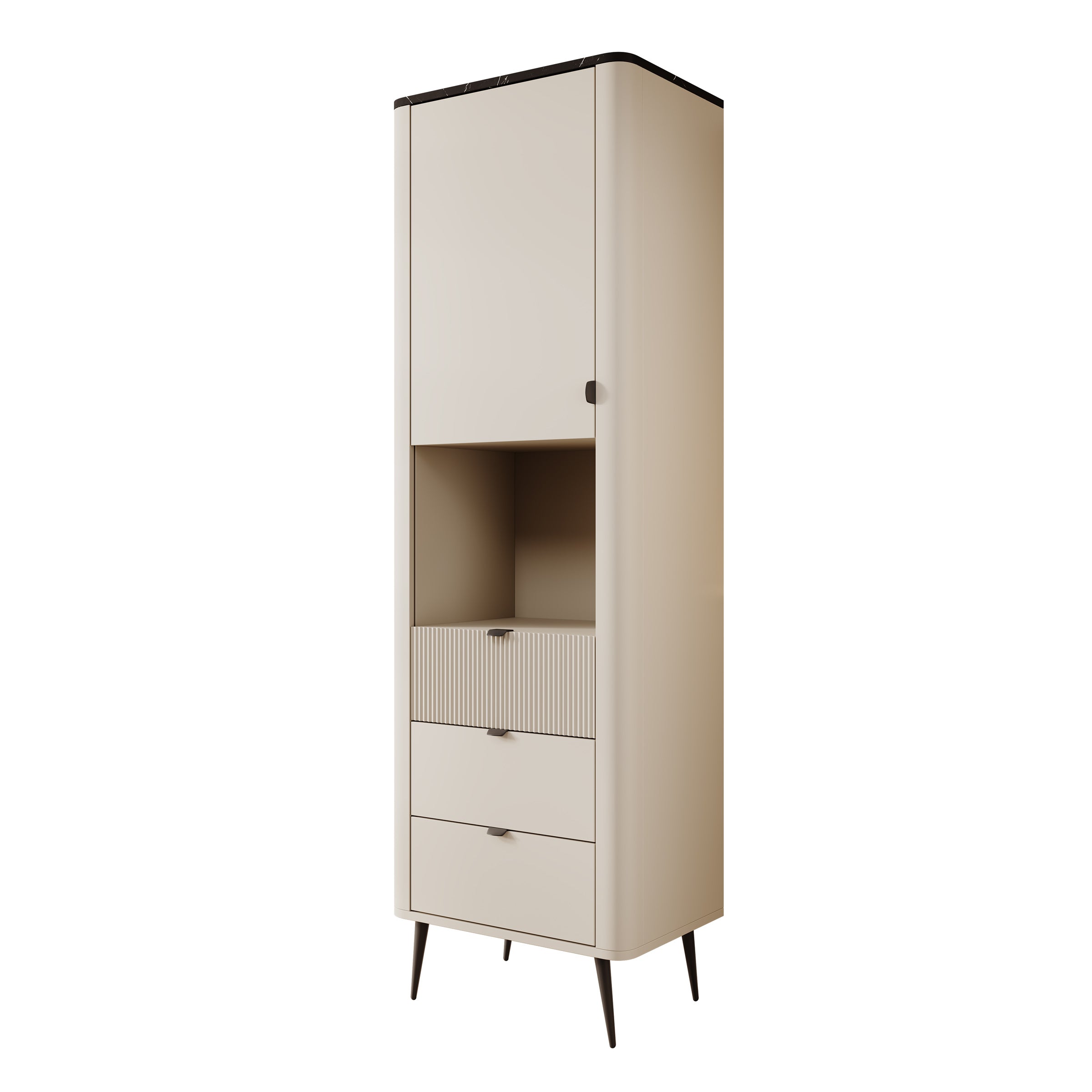 Mace 2 - Vitrinekast - Beige - 60 cm