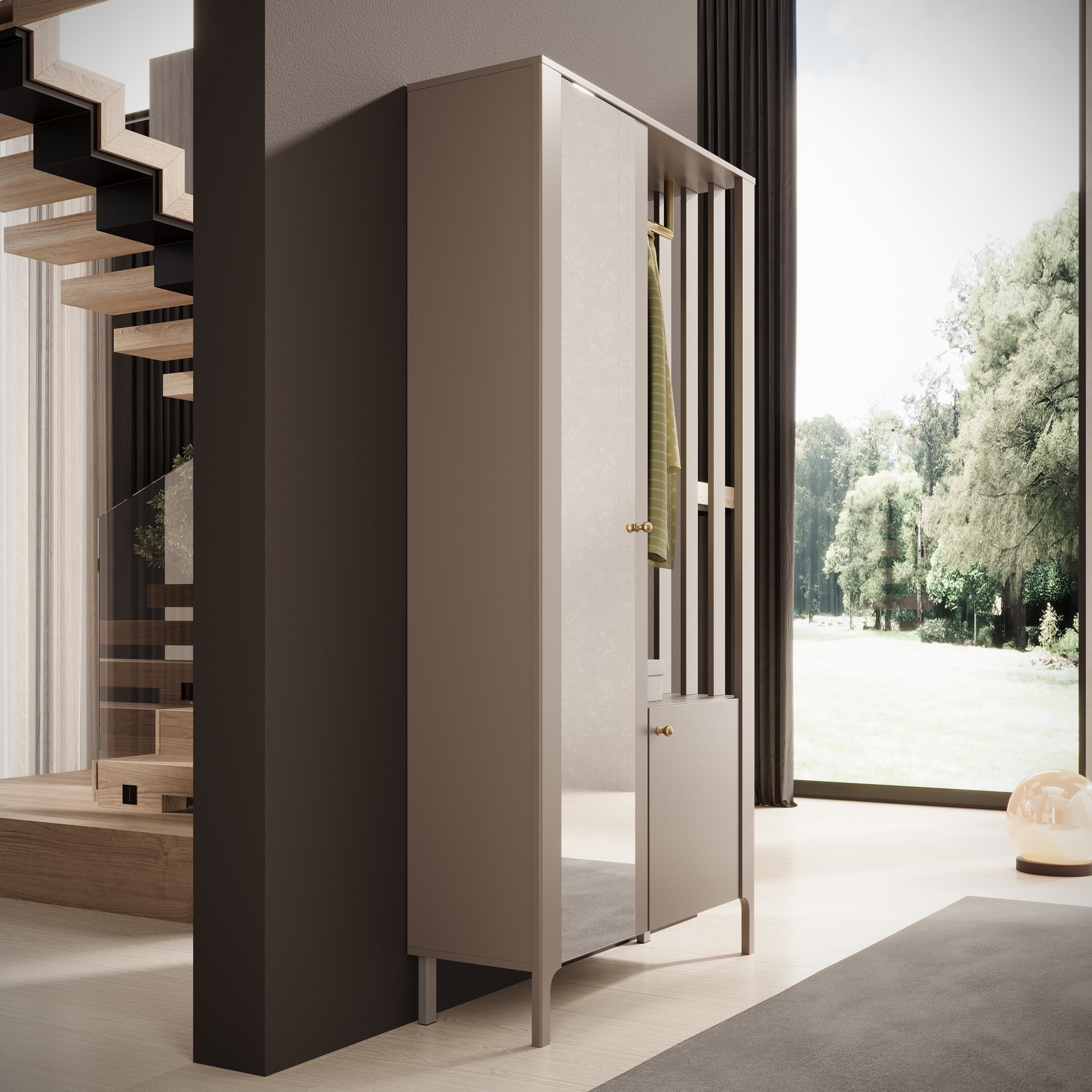 Madison - Kapstok met deur - Beige