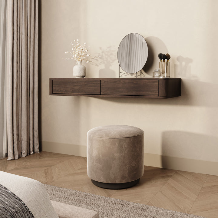 Mahaai - Kaptafel - Walnootpatroon - 115x40x16 cm