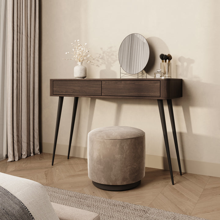 Mahaai - Kaptafel - Walnootpatroon - 115x40x77 cm