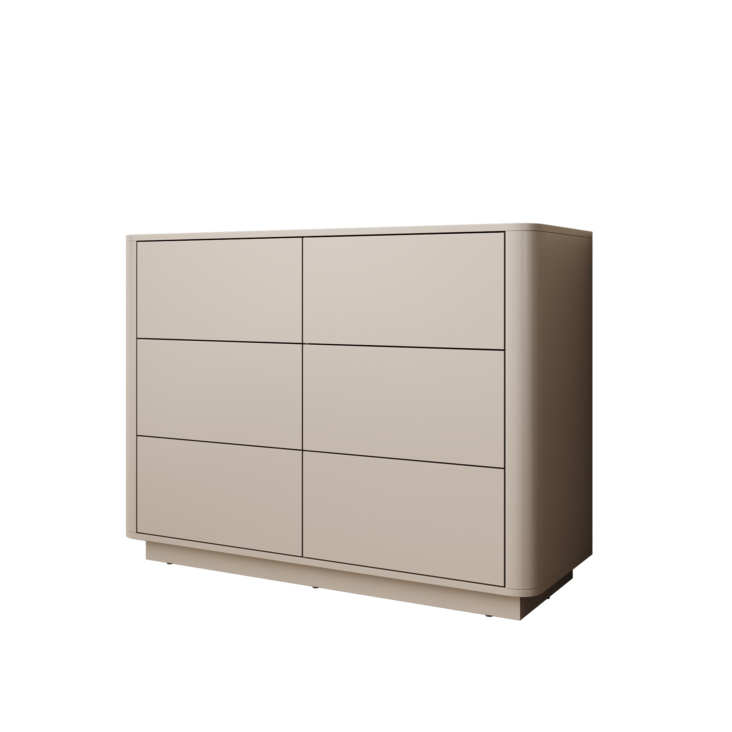 Mahaai - Ladekast met 6 lades - Beige - 115x40x86 cm