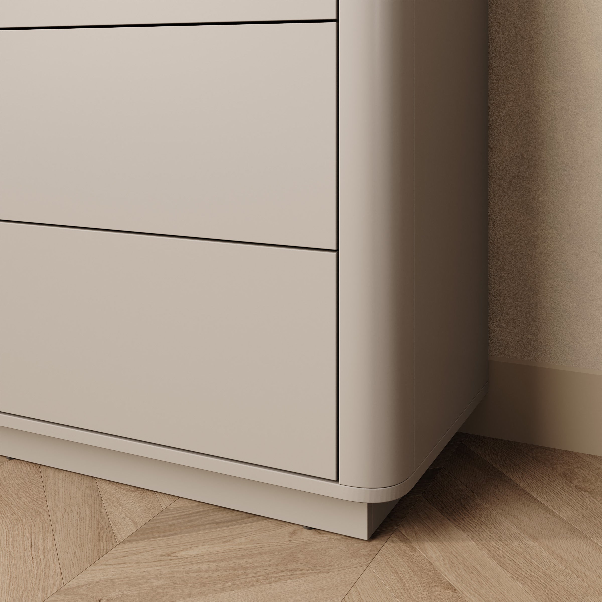 Mahaai - Ladekast met 6 lades - Beige - 115x40x86 cm
