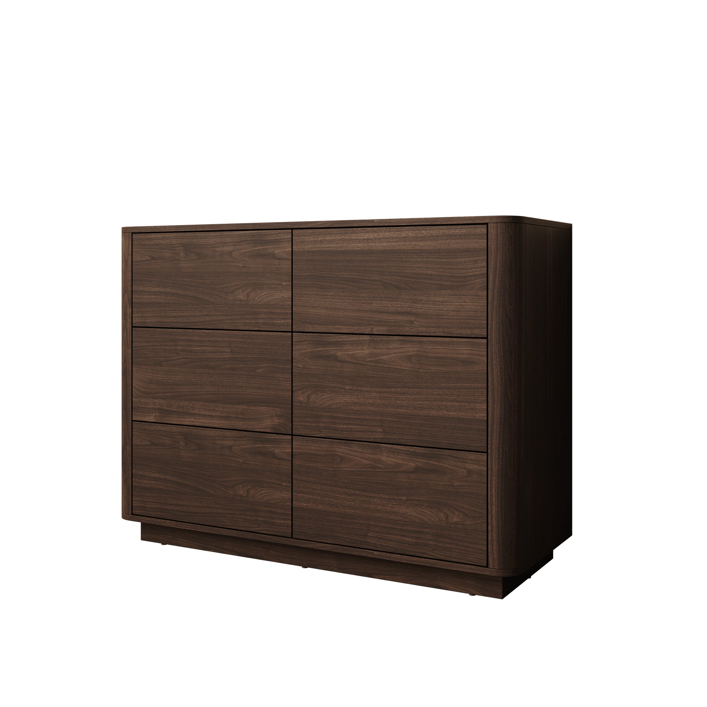 Mahaai - Ladekast met 6 lades - Walnootpatroon - 115x40x86 cm
