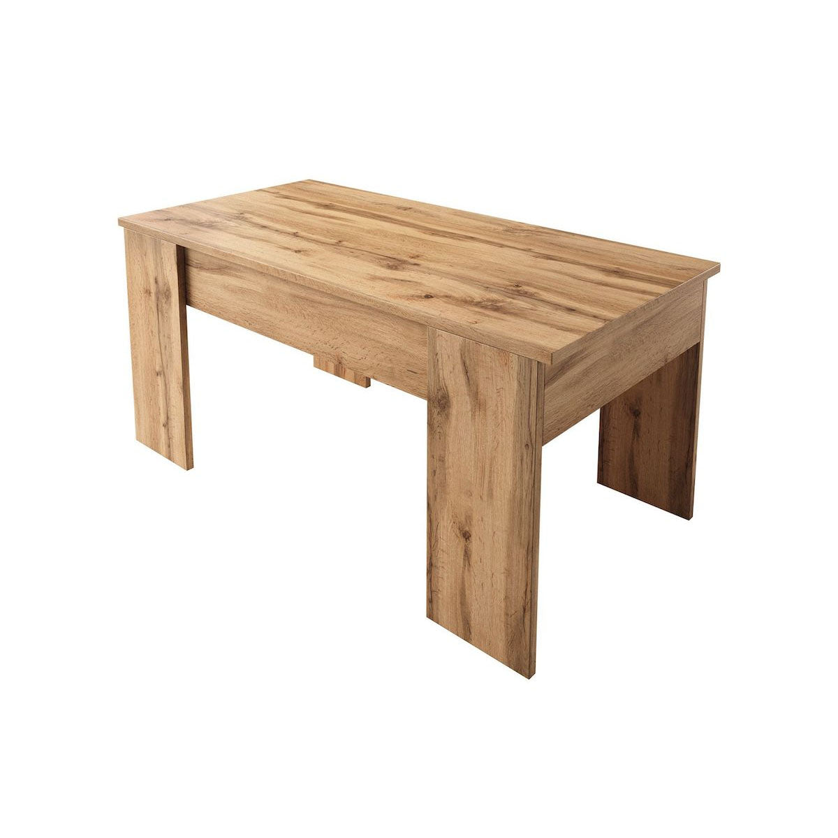 Malia - Salontafel met opbergruimte - Eiken - 100x56x45 cm