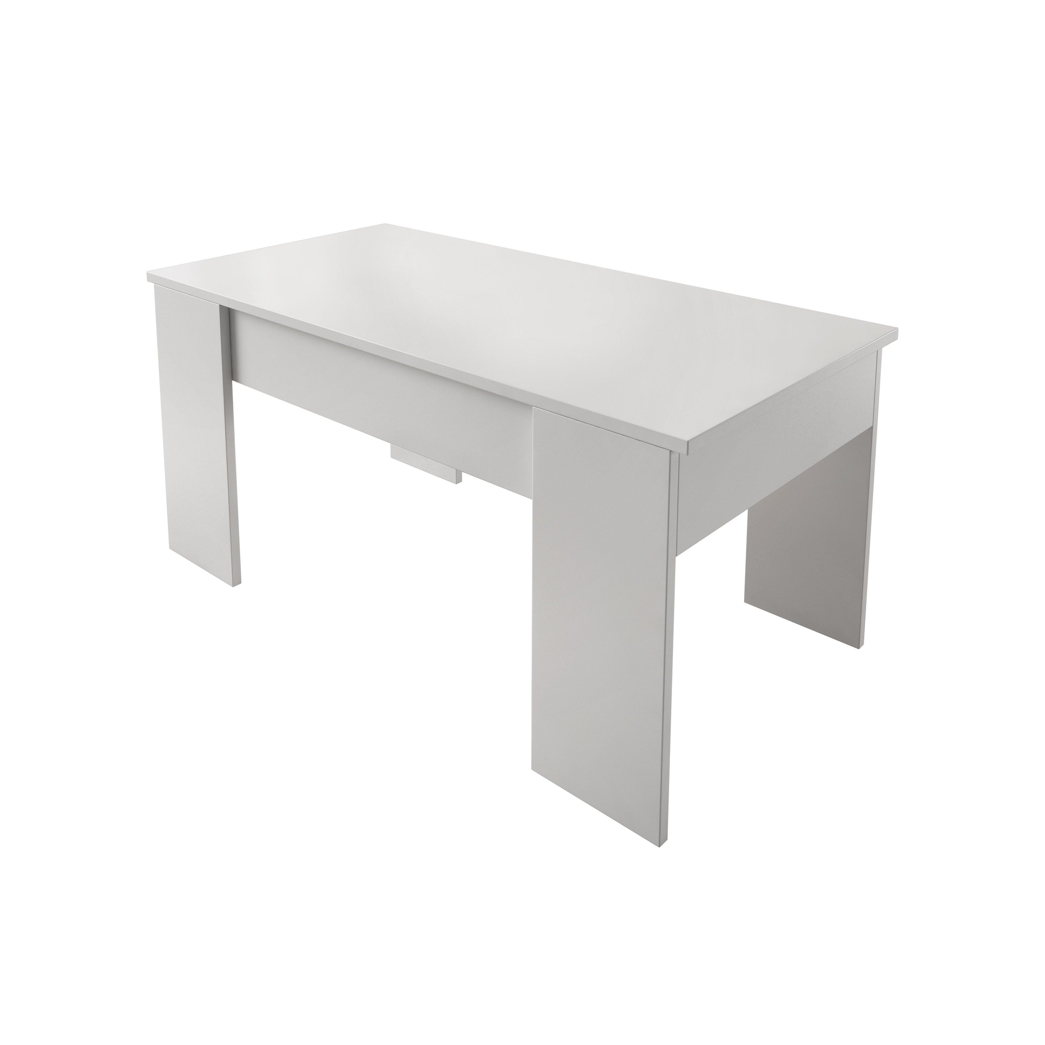 Malia - Salontafel met opbergruimte - Wit - 100x56x45 cm