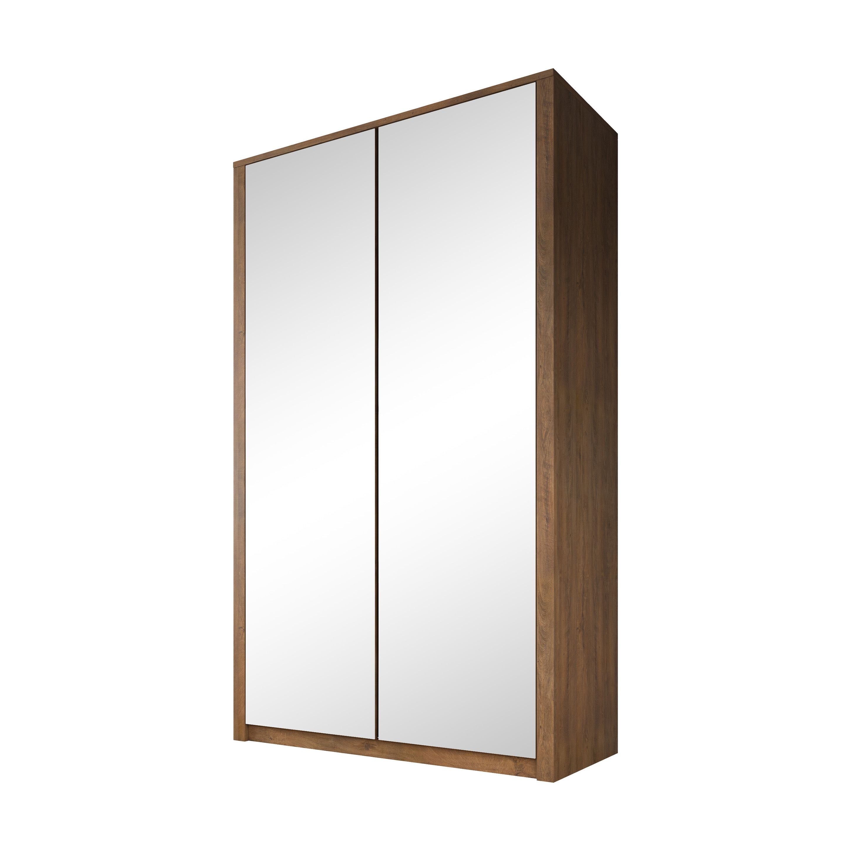 Malibu - Kledingkast 2-deurs - Eiken - 113x53x197 cm