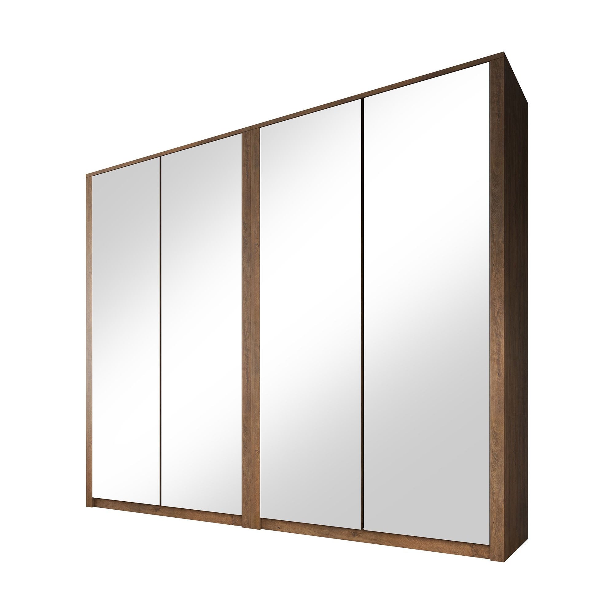Malibu - Kledingkast 4-deurs - Eiken - 227x53x197 cm