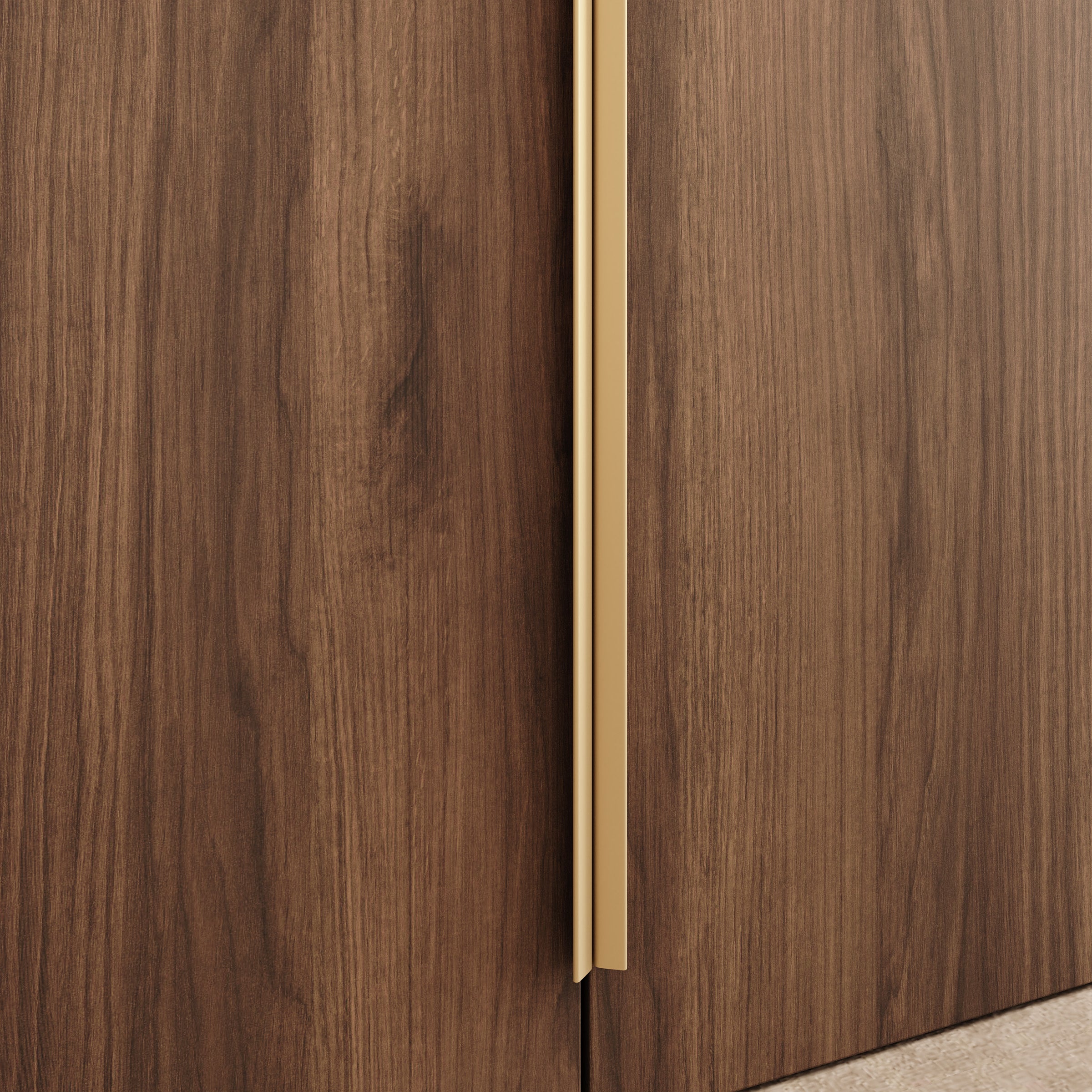 Malmok - Halkast - Walnootpatroon - 140x42x200 cm
