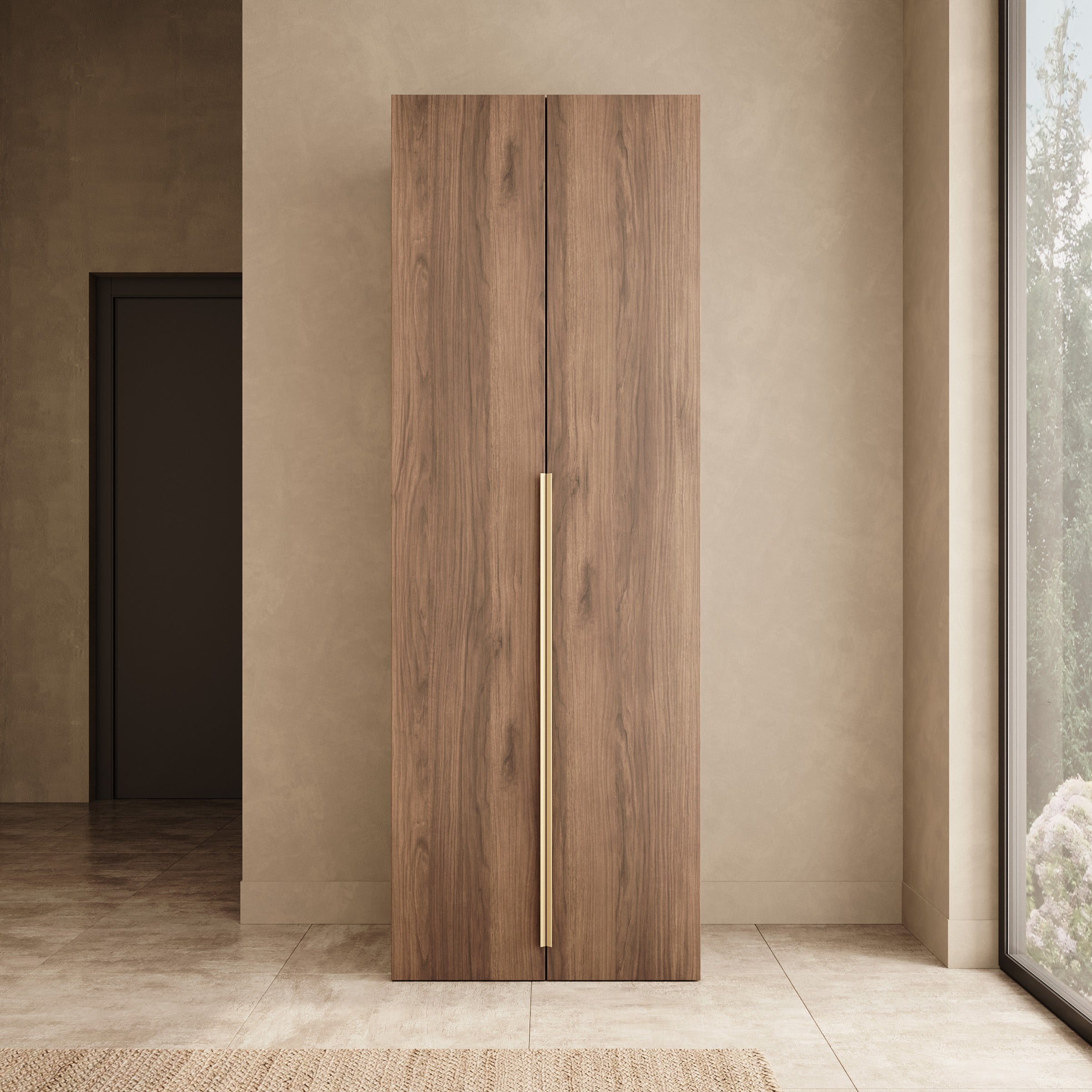 Malmok - Halkast - Walnootpatroon - 70x42x200 cm