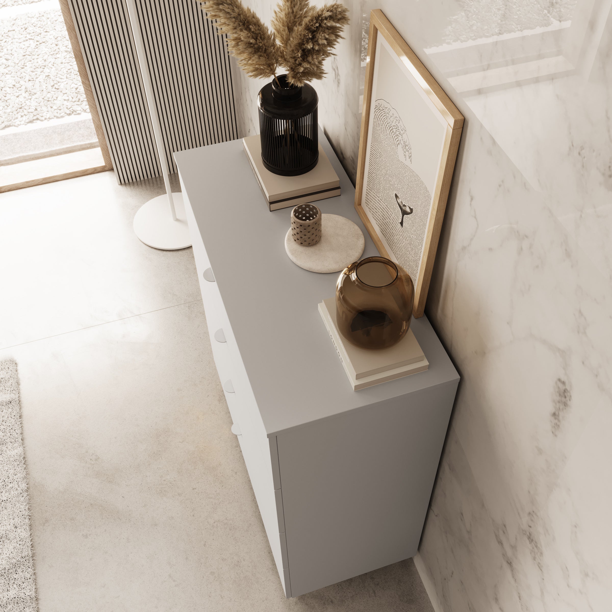 Malvare - Ladekast - Wit - 90x103x41 cm