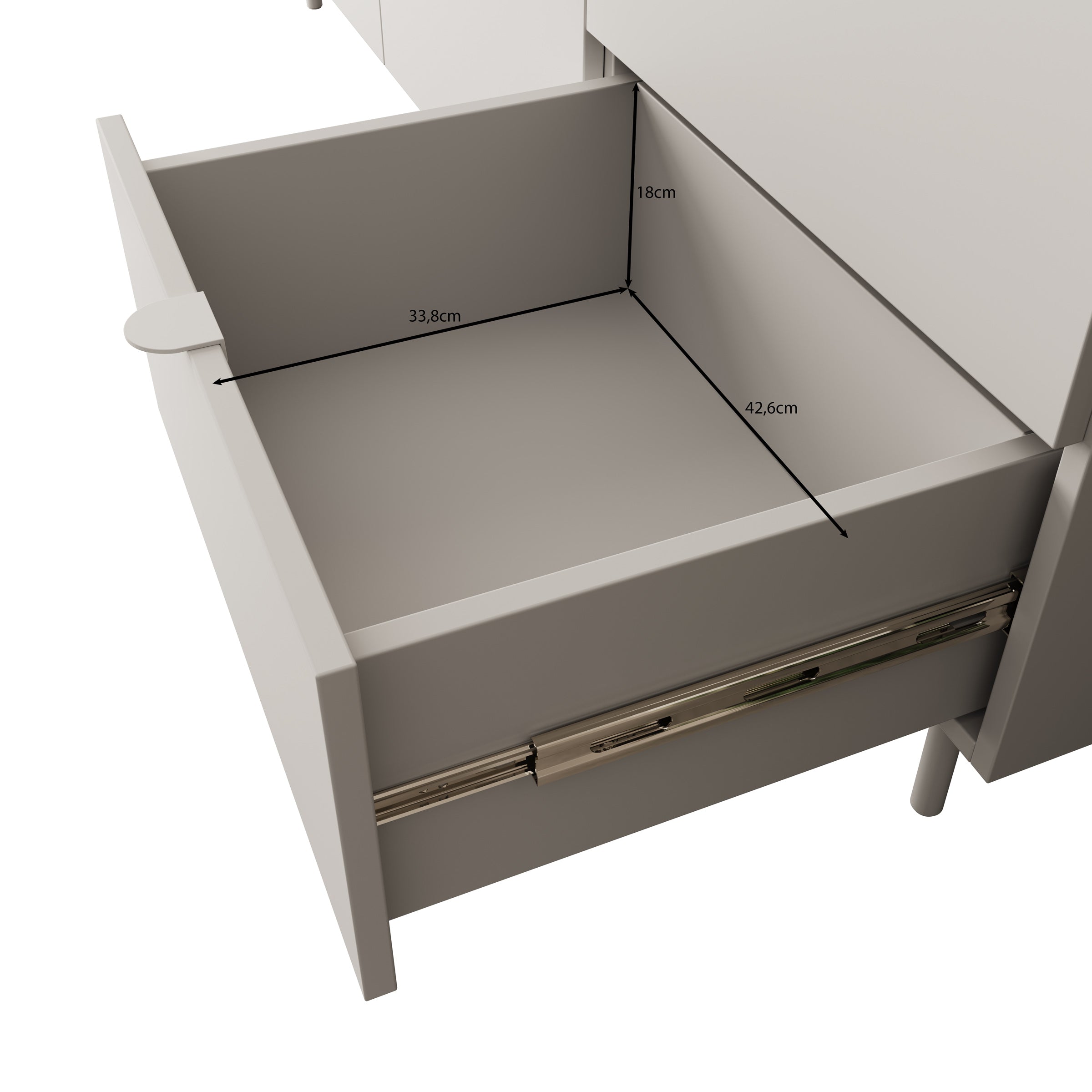 Malvare 2 - Dressoir - Wit - 150x41x80 cm