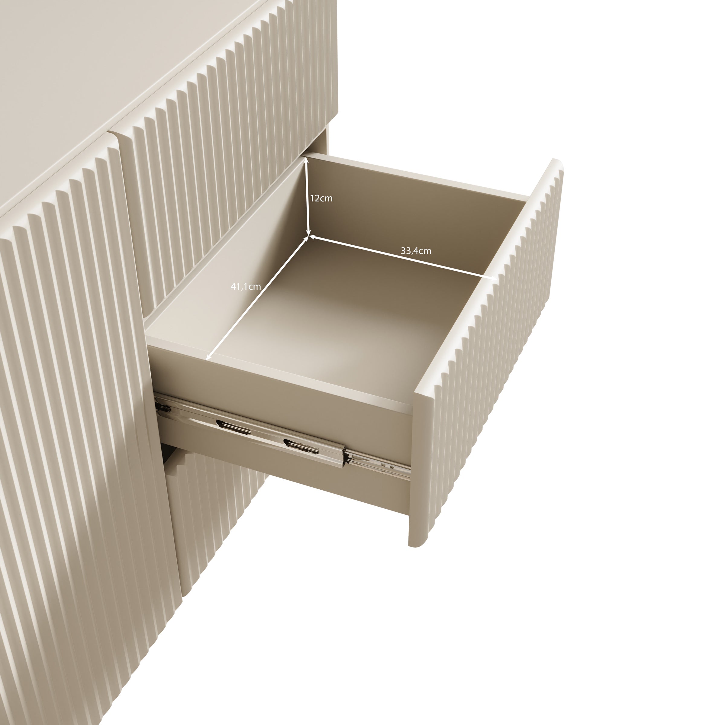 Marajo - Dressoir - Beige - 147x40x81 cm