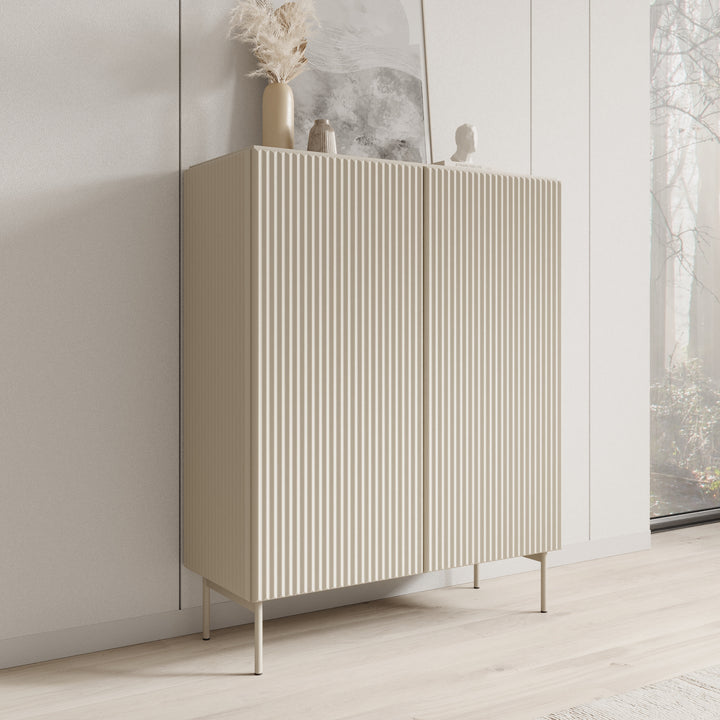 Marajo - Dressoir - Beige - 99x40x123 cm