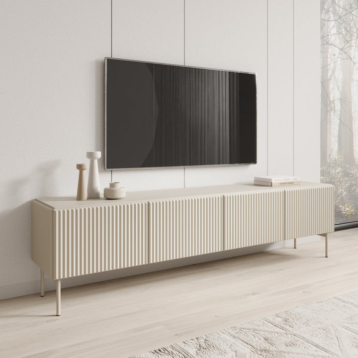Marajo - TV-Meubel - Beige - 195x40x51 cm