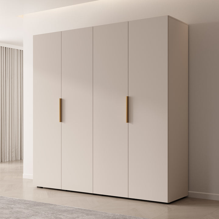 Marquesa - Kledingkast - Beige - 200x50x202 cm