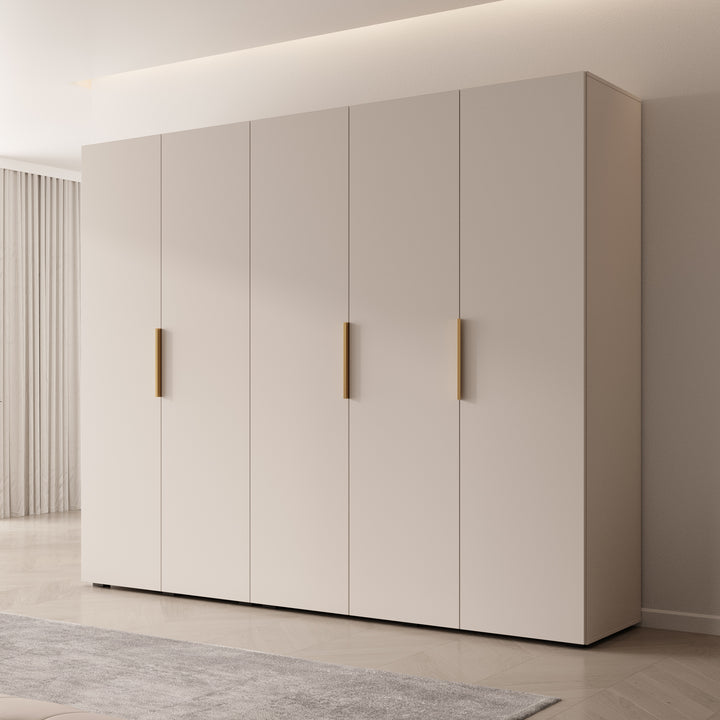 Marquesa - Kledingkast - Beige - 250x50x202 cm