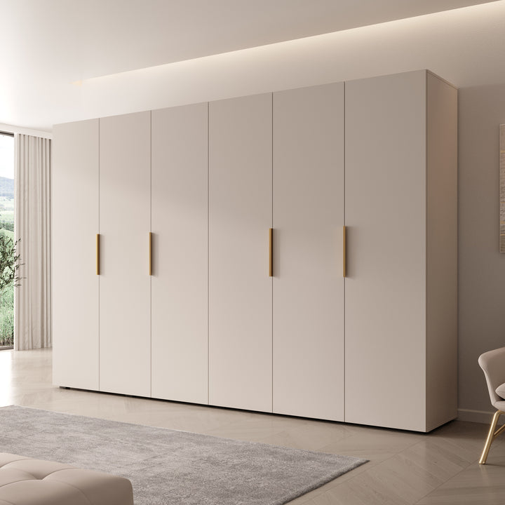 Marquesa - Kledingkast - Beige - 300x50x202 cm
