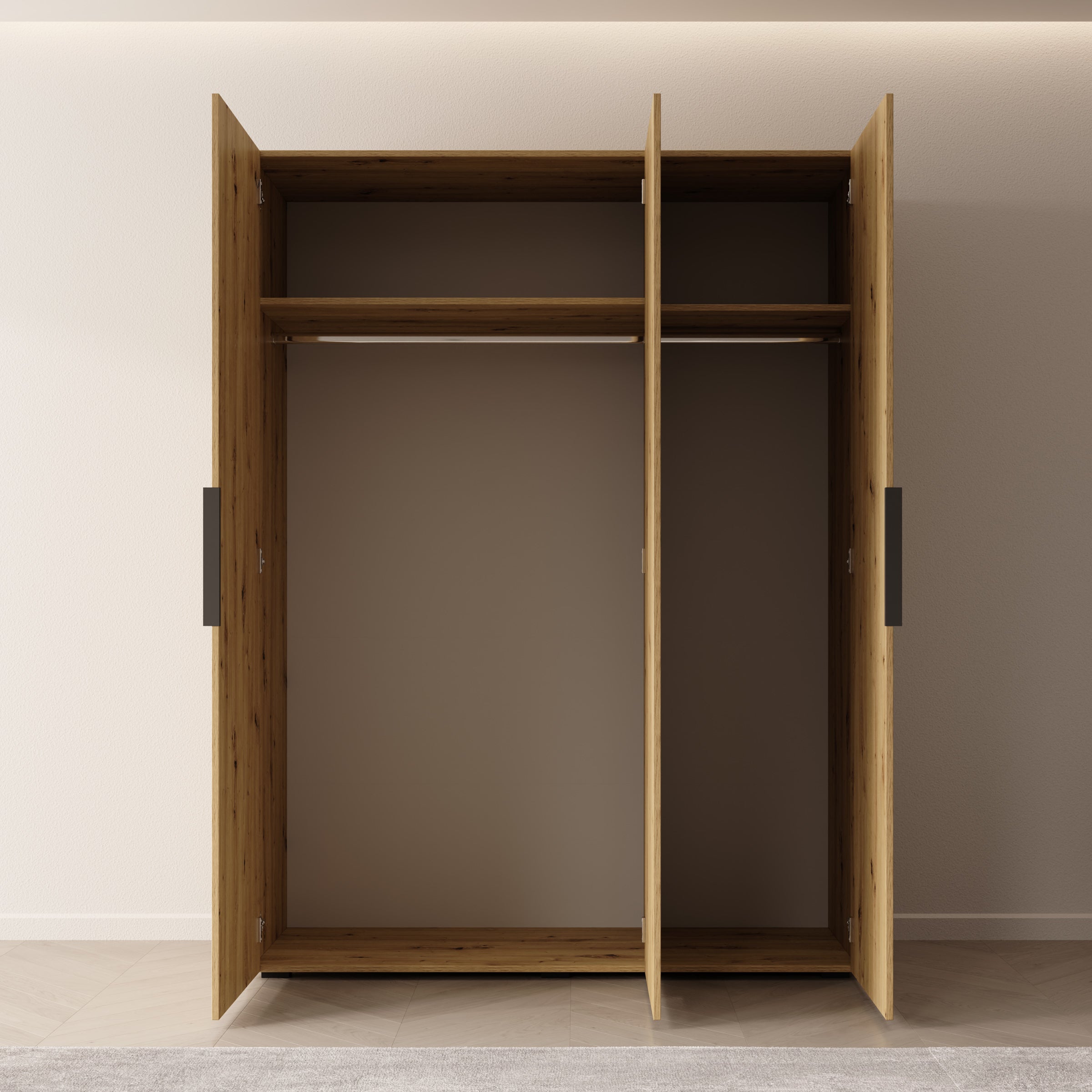 Marquesa - Kledingkast - Eiken - 150x50x202 cm