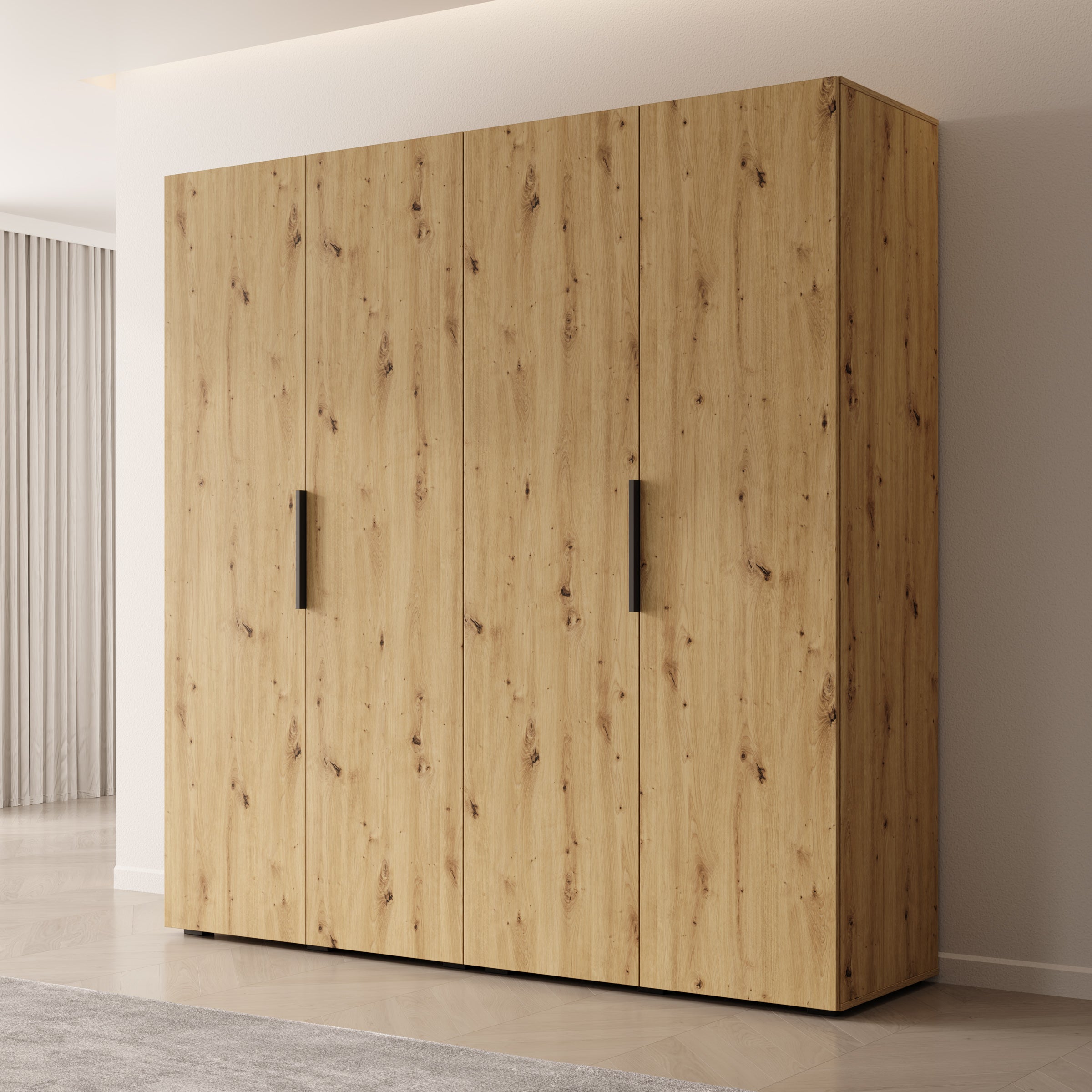 Marquesa - Kledingkast - Eiken - 200x50x202 cm