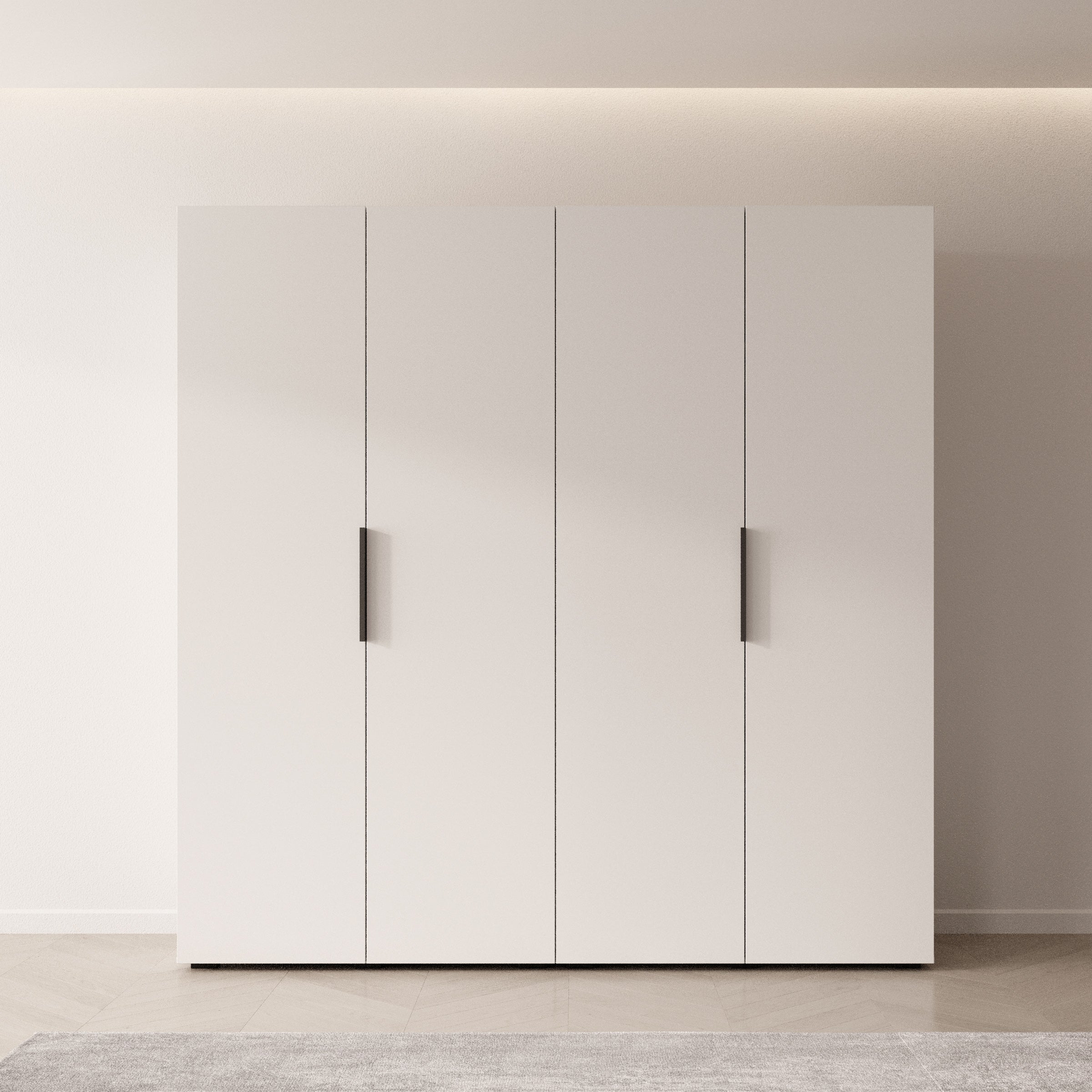 Marquesa - Kledingkast - Wit - 200x50x202 cm