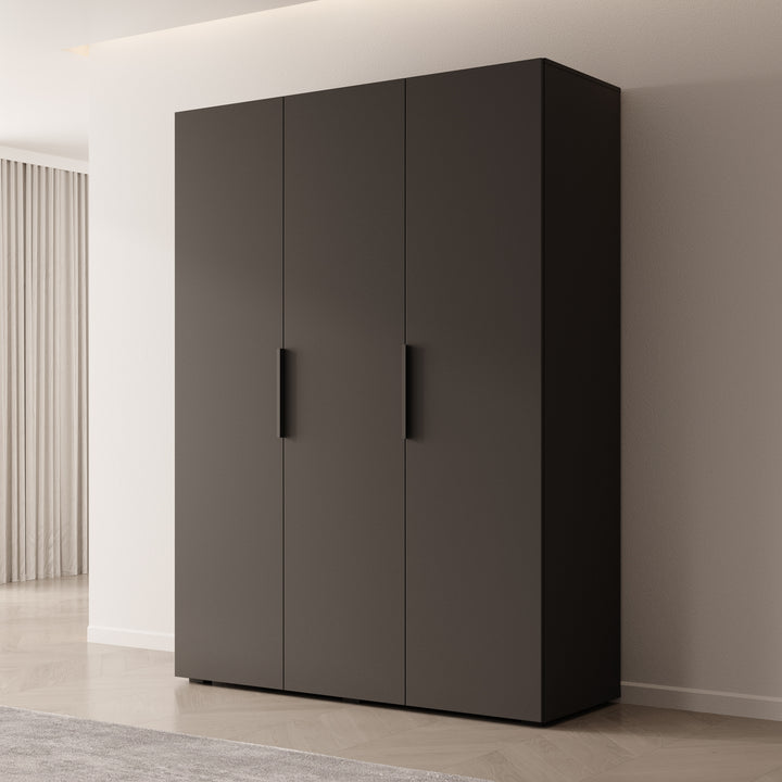 Marquesa - Kledingkast - Zwart - 150x50x202 cm