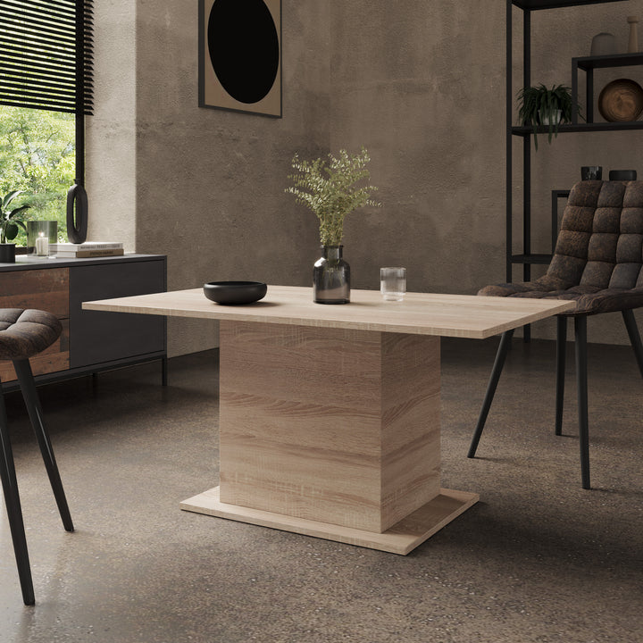 Maxx - Eetkamertafel - Licht eikenpatroon - 101x49x67 cm